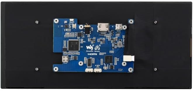 10.4inch QLED Quantum Dot Display Capacitive Touch High Brightness 1600×720 Optical Bonding Toughened Glass Panel HDMI Interface for RPi