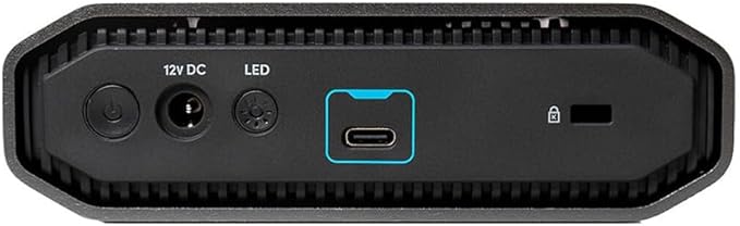 SanDisk Professional 12TB G-Drive Enterprise-Class External Desktop Hard Drive - 7200RPM Ultrastar HDD Inside USB-C (10Gbps) USB 3.2 Gen 2 Mac Ready - SDPHF1A-012T-NBAAD