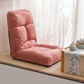 ELEFOCUS Floor Chair with Backrest Foldable Floor Chair for Adults Meditation Chair with 5 Adjustable Positions(/Pink)