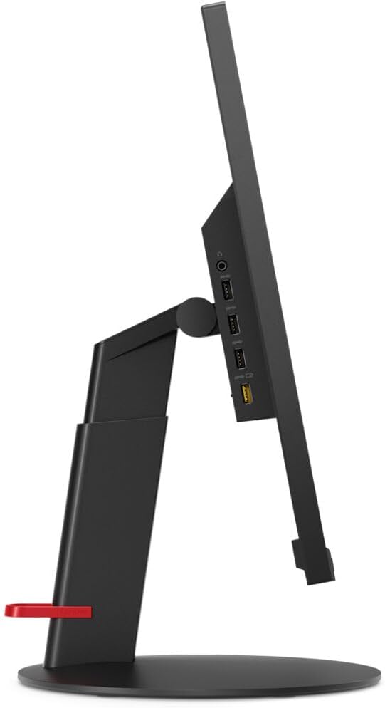 Lenovo ThinkVision T27i 27-inch 1920 x 1080 LED Backlit Full HD Widescreen LCD Monitor 2-Pack Bundle with HDMI VGA DisplayPort USB Hub Desk Mount Dual Monitor Stand