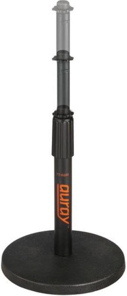 Sennheiser MD 421 KOMPAKT Multipurpose Cardioid Dynamic Microphone Bundle with Auray TT-6220 Telescoping Tabletop Microphone Stand (Black) XLR- XLR Cable