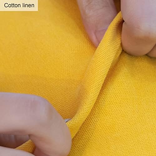 Floor Chair Indoor Adjustable Floor ChairFloor Chair Gaming Floor Seat for Living Room Adjustable Backrest with Cotton Linen Cover for Balcony Reading Bedroom Study Room (Color : Yellow Size : 57x