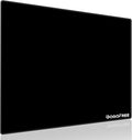 gogofree Glass Mousepad for Gaming Ultra Smooth Mouse Mat with Hard Surface Tempered Glass Mouse Pad Precision Speed Control for Games and Office (Black 19.7 L x 15.7 W)