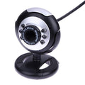 0.5 Mega Pixels 50M 6 LED USB Webcam Camera with Mic for PC Laptop Computer