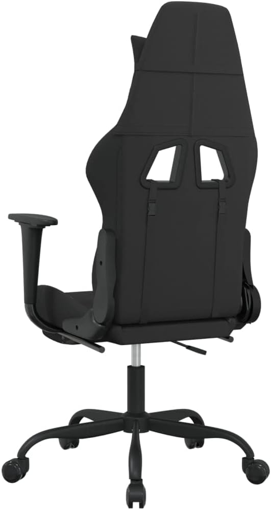 Massage Office Gaming Chair with Footrest Fabric Massage Office Chair Ergonomic Desk Chair Rolling Swivel Adjustable PC Computer Chair for Women Adults Girls(Black&ampCamouflage) -AA
