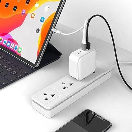 BoxWave Charger Compatible with ARZOPA Z1FC Portable Gaming Monitor (16.1 in) - PD miniCube (100W) 100W 3 PD Port Wall Charger International - Winter White