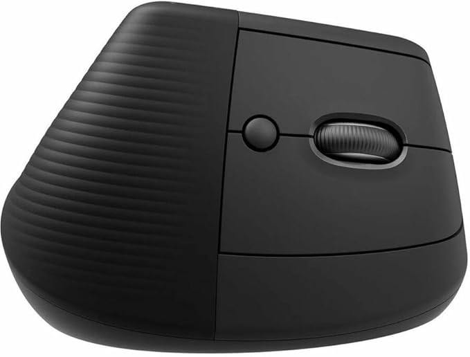 Logitech Lift for Business Vertical Ergonomic Mouse Wireless Bluetooth or Secured Logi Bolt USB Quiet clicks Globally Certified Windows/Mac/Chrome/Linux - Graphite