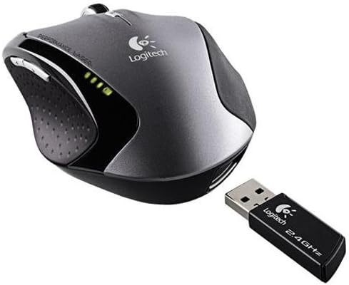 Logitech VX Revolution Ergonomic Design Cordless 2.4 GHz Wireless Laser Mouse for Notebooks/Laptops/PCs with Hyper-Fast Scrolling