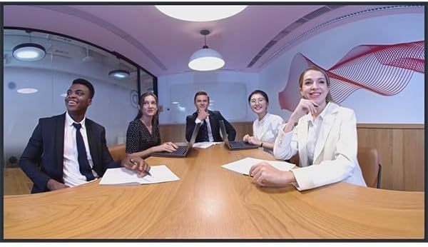 KanDao Meeting S - 1080P Video Conference Camera for PC/Mac/Desktop with Built-in Android System Face Recognition and Audio-Based Tracking Compatible with Teams Skype Zoom