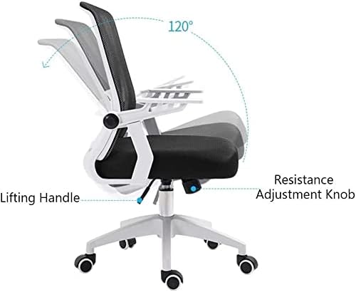 Office Chair Computer Chair Mesh Chair Recliner Game Gaming Chair Swivel Chair Executive Chair Office Chair Ergonomic Rolling Chair Chair (Color : Black) Needed