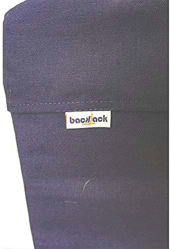 Original BackJack-Made in The USA- Extra Large Tough Duck Navy Lightweight Floor Seating Chair for Gaming Families Parents Daycare Back Support Reading Yoga Meditation Dorm