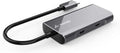 Juiced Systems QuadHUB - USB-C 4 Port Portable USB Hub - 2 USB-C 3.2 Gen 2 Ports | 2 USB-A USB 3.2 Gen 2 Ports