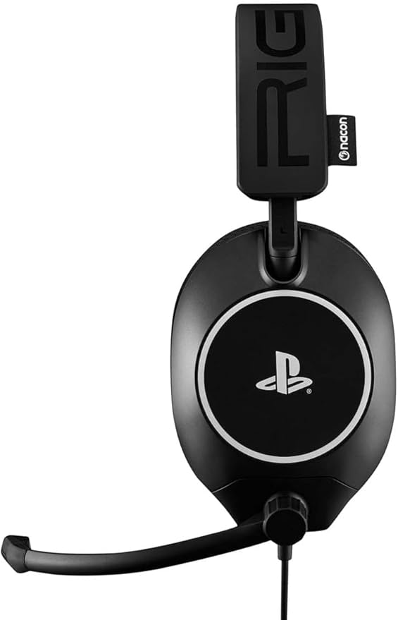Official PlayStation R5 Pro HS Wired Gaming Headset Black for PS5 Compatible PS4 Wired Headphones 3.5 mm Jack