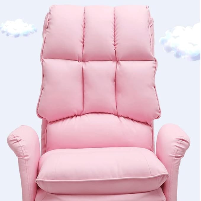 Office Chair Gaming Chair Computer Chair Office Computer Chair Comfortable Soft Gamer Chair PU Leather Chair Rotating Recliner with Footrest
