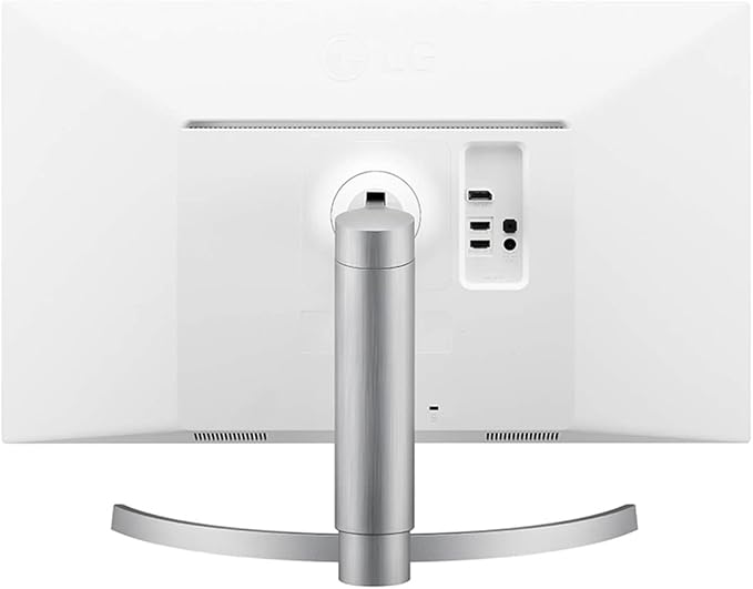 LG 27UL650-W Monitor 27 4K UHD (3840 x 2160) IPS Display VESA DisplayHDR 400 sRGB 99% Color Gamut Radeon FreeSync 3-Side Virtually Borderless Display- White