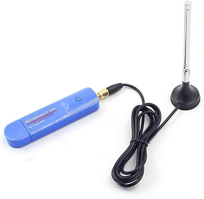 USB 2.0 Software Defined Radio Tuner Receiver 500KHz-1.7GHz RTL2832U R860 TCXO With SM-A Antenna For DVB-T DAB FM ADS-B Aviation Band(Only the host)