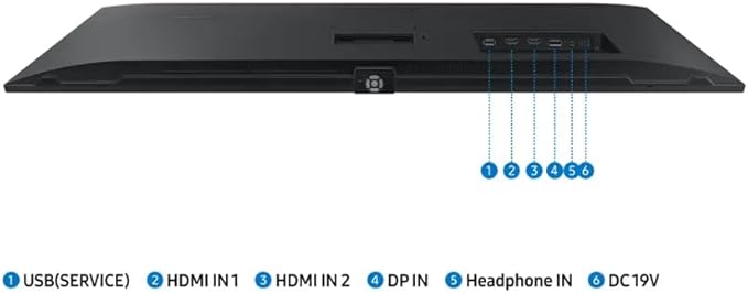 Samsung 34 ViewFinity S50GC Series Monitor WQHD UltraWide Display 100Hz 5ms AMD FreeSync Borderless Design Black with GSF HDMI Cable
