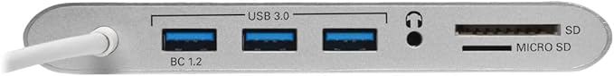 Tripp Lite USB-C Docking Station for Dual Monitors 4K @ 30 Hz HDMI Mini DisplayPort mDP VGA Gigabit Ethernet Memory Card 3.5mm Audio 100W USB-C PD Charging 3-Year Warranty (U442-DOCK1)