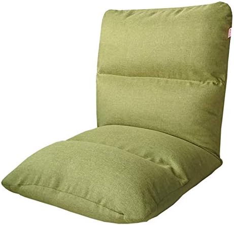 BTZHY Floor Chair Floor Chair Padded Floor Chair Single Dormitory 5-Speed Adjustment Computer Chair Foldable Easy to Remove and Wash Simple Armchair(Purple)