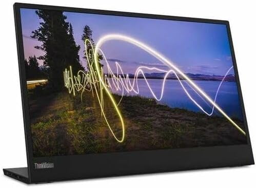 Lenovo ThinkVision M15 16 Class Full HD LED Monitor - 16:9 - Raven Black - 15.6 Viewable - in-Plane Switching (IPS) Technology - WLED Backlight - 1920 x 1080-16.7 Million Colors - 250 Nit - 6 ms -