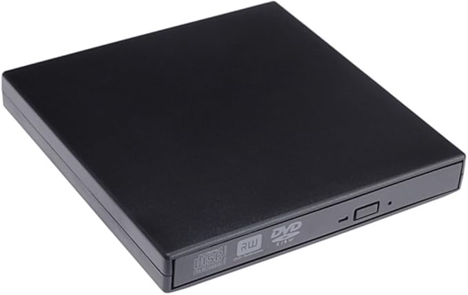 DOITOOL Compact USB Cd Burner DVD Drive External Disc Drive for Laptop Easy to Use