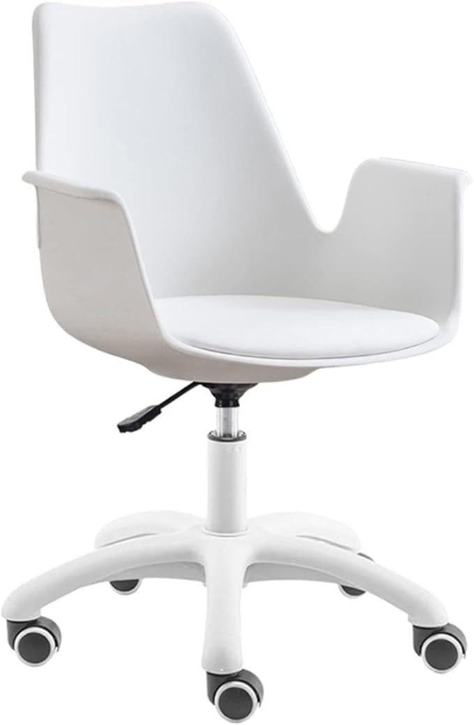 Adjustable Office Computer Chair with Armrest Office Chair Computer Chair Swivel Lifting Household Bedroom Furniture Backrest Office Chairs(Nylon Five-Star Foot)