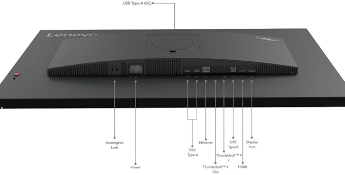 Lenovo 63D1RAR1US 31.5in Thinkvision P32p-30 4k Mntr 95 Dci-p399 RGB W/Accurate Color