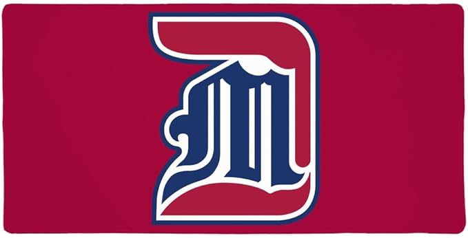 University of Detroit Mercy Titans Primary Logo Large Gaming Mouse Pad Desk Mat with Stitched Edges Non-Slip Base for Gamer Home and Office 31.5 x 15.7