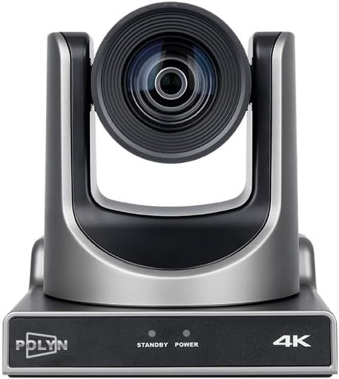 4K AI Tracking Camera 60Hz Ultra HD Webcam with Auto Face Tracking Video Conference Camera for Live Streaming and Professional Meetings