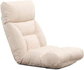 ELEFOCUS Floor Recliner Chair Meditation Chairs for Adult with Back Support Cute Folding Lazy Sofa Gaming Couch 330lbs Load(Beige)
