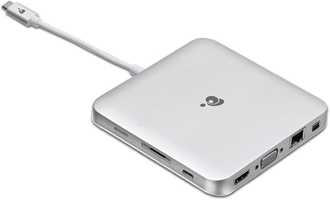 IOGEAR Compact USB-C Docking Station with Power Pass-Thru (GUD3C03)