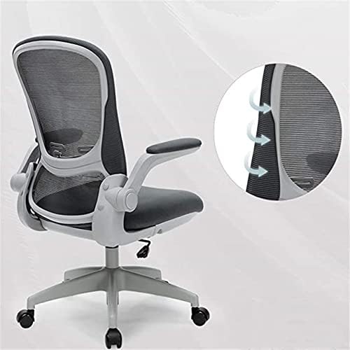 Office Chair Ergonomic Table and Chair Computer Chair Student Learning Swivel Chair Backrest Work Chair Office Chair Game Chair Chair (Color : Gray Size : One Size) Needed