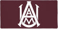 Alabama A&ampM University Primary Logo Large Gaming Mouse Pad Desk Mat with Stitched Edges Non-Slip Base for Gamer Home and Office 31.5 x 15.7