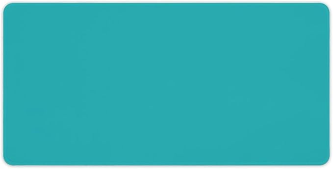Desk Pad Large Mouse Pads Solid Ocean Blue Teal Desk Mat for Computer Laptop &amp Gaming Desk Mousepad Writing Mat for GamerOffice &amp Home 12 x 24inch