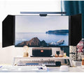 Foldable Anti-Glare Monitor Hood for 24-27 Inch Displays Desktop Computer Sunshade with 180° Adjustable Side Panels Enhances Viewing Comfort and Reduces Glare (1 Set)
