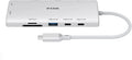 D-Link 10-in-1 USB-C Hub Max 100W Power Delivery Dual 4K HDMI Ports 2 x USB-C &amp 2 x USB-A Data Ports Ethernet and SD Card Slots for Dell Laptop ThinkPad and More (DUP-A01)