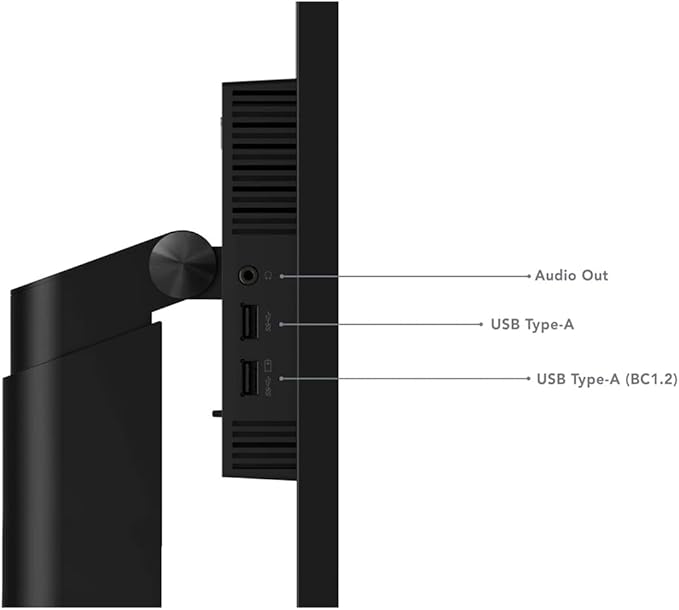 Lenovo ThinkVision E24q-20 23.8 WQHD WLED LCD Monitor - 16:9 - Raven Black