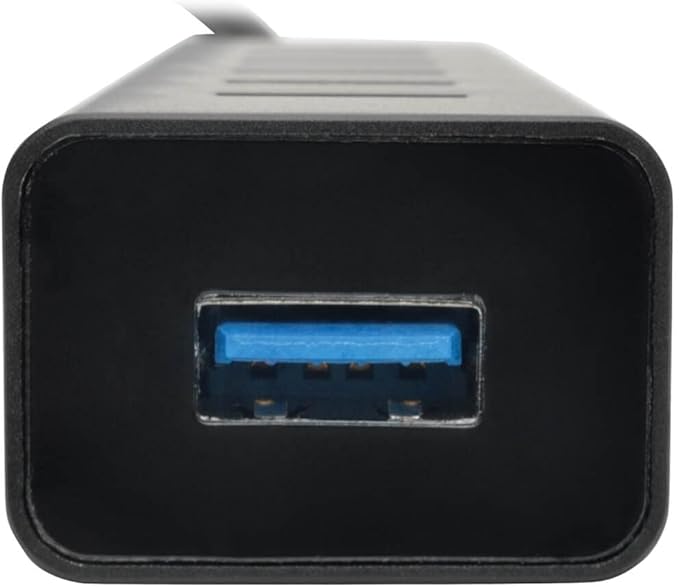 Tripp Lite 7-Port USB-A Mini Hub - USB 3.2 Gen 1 Up to 5 Gigabits per Second Strong Aluminum Housing International Plug Adapters for UK EU Australia - 1-Year Warranty (U360-007-AL-INT)