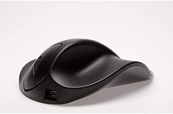 Hippus L2WB-LC Wired Light Click Handshoe Mouse (Right Hand Large Black)