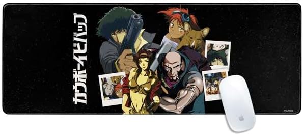 Skinit Large Gaming Mouse Pad - Officially Licensed Group Shot Design with Stitched Edges Waterproof Non-Slip Rubber Base Desk Mat for Keyboard &amp Mouse 31.5 x 11.8 inches