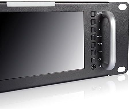 FEELWORLD Triple 5 2RU 800×480 Broadcast LCD Rack Mount Monitor with 3G-SDI HDMI AV Input and Output T51