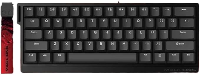 60/68HE Magnetic Switch Wired Gaming Keyboard Hot Swap Rapid Trigger Custom Keyboard Compatible with PC Gamer Accessories(MAD 60 HE Standard)