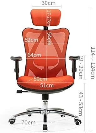 Office Chair Gaming Chair Computer Chair Executive Office Chair - High Back Office Chair with Footrest and Thick Padding - Reclining Computer Chair with Ergonomic Segmented Back Blac