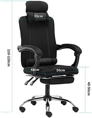 Computer Chair Office Chair Gaming Chair Desk Chair Office Recliner Chair Executive High Back Chair Computer Work Chair Backrest Leaning Function Ergonomic with Footrest Computer Chair Home Office D