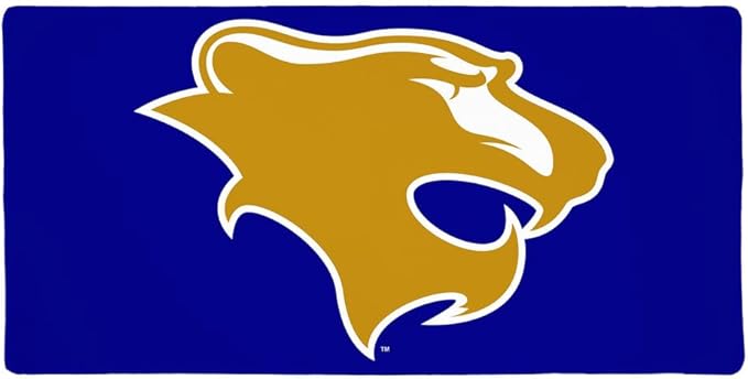 Georgian Court University Lions Primary Logo Large Gaming Mouse Pad Desk Mat with Stitched Edges Non-Slip Base for Gamer Home and Office 31.5 x 15.7
