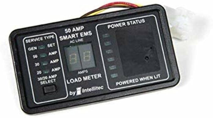 0000903150 50 Amp Smart EMS Monitor Panel Black