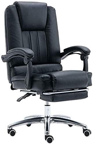 Office Chair Swivel Desk Chair Chair Computer Chair High-Back PU Leather Computer Desk Chair Reclining E-sports Game Seat Height Adjustable Elevating Rotary Ergonomic Video Game Swivel Chair ( Color :