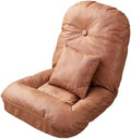 ELEFOCUS Folding Lazy Floor Sofa Extra Thick and Long Floor Sofa Easily Folding No Assembly Required(A)