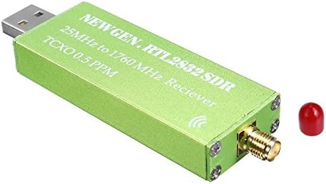USB Adapter RTL-SDR RTL2832U + R820T2+ 1Ppm TCXO TV Tuner Stick Receiver Green 158888