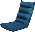 Floor Chair Floor Chair Lounge Floor Chair with backrest 5 Gears Adjustable Leisure Meditation Chair Removable and Washable Ergonomic Leisure Chair (Color : Blue)